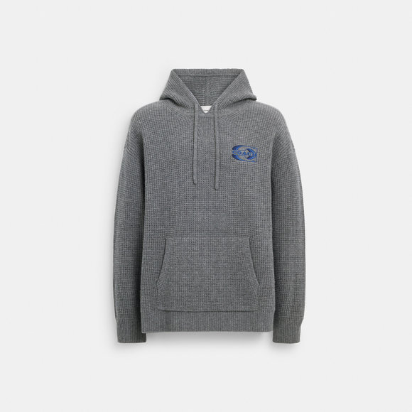 NWT Coach Outlet Knit Hoodie - Picture 1 of 5